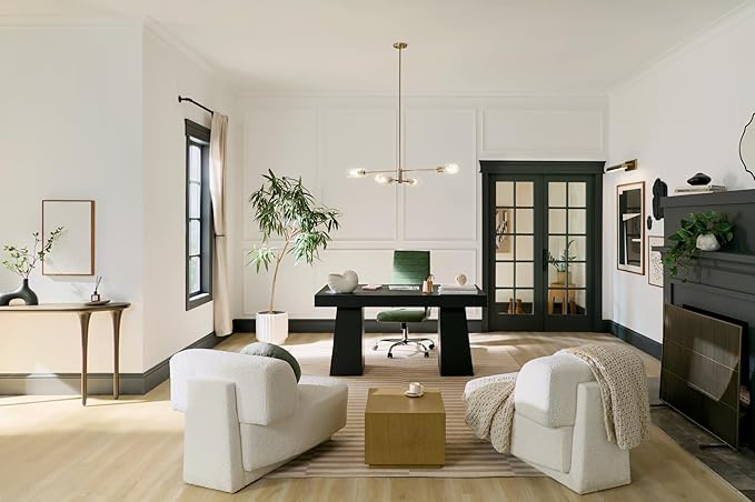 KICHLER Velestino 47.50" 4 Light Linear Chandelier in Champagne Bronze, for Dining Room, Living Room, (7" x 47.50") 5268CPZ