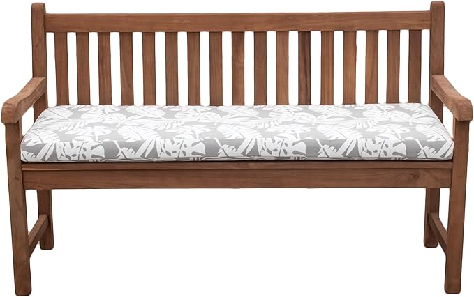 Tommy Bahama Bench Cushion, 48" X 19" X 2.5", Tropical Chrome