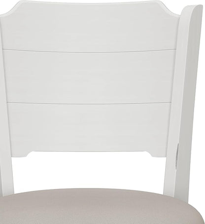 Hillsdale Clarion Wood Swivel Bar Height Stool, Sea White