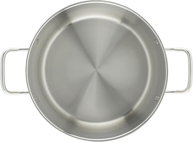Winco Heavy-Duty Stainless Steel Stock Pot with Cover, 12 Quart