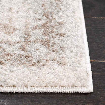 SAFAVIEH Evoke Collection Accent Rug - 2' x 3', Ivory & Taupe, Distressed Design, Non-Shedding & Easy to Clean, Ideal for Front Door, Kitchen, Entryway, Accent Space (EVK256E)