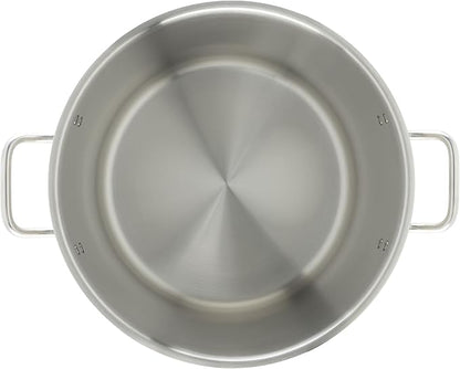 Winware Stainless Steel 32 Quart Stock Pot with Cover, Silver