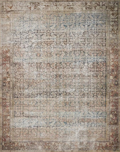 Loloi Amber Lewis Georgie Collection GER-09 Multi/Spice 2'-6" x 9'-6", .19" Pile Height, Runner Rug