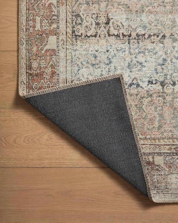 Loloi Amber Lewis Georgie Collection GER-09 Multi/Spice 3'-0" x 12'-0", .19" Pile Height, Runner Rug