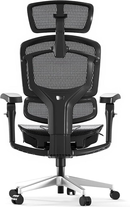 FLEXISPOT ErgoX-PRO Ergonomic Office Chair Black – 5D Lumbar, 7D Armrests, 4D Headrest, 551LB Capacity, AeroWeave 5.0 Mesh Seat – Office, Gaming, Bedroom