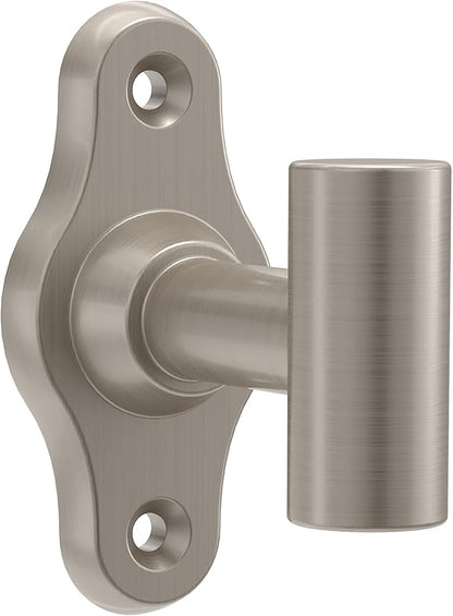 FRANKLIN BRASS Calloway (1-Pack) Towel Hooks Satin Nickel Single Bathroom Hooks Wall Mounted for Robes & Towels Hand Towel Hook Holder Kitchen, Bathroom Accessories CLWY35-SN