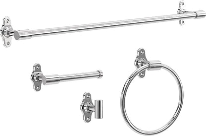 FRANKLIN BRASS Calloway (1-Pack) Towel Hooks Polished Chrome Single Bathroom Hooks Wall Mounted for Robes & Towels Hand Towel Hook Holder Kitchen, Bathroom Accessories CLWY35-PC