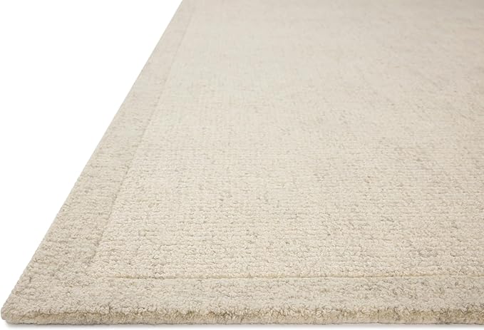 Loloi Magnolia Home by Joanna Gaines Henley Collection Ivory/Smoke 9'-3" x 13' Area Rug