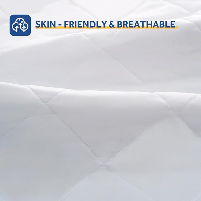Sealy Heated Mattress Pad Twin Size Single Control for Zone, 9 Heated Settings & 1-9 Hours Auto Shut Off, Luxury Quilted Bed Warmer with ETL Certified, Soft Extra-Cozy Fabric