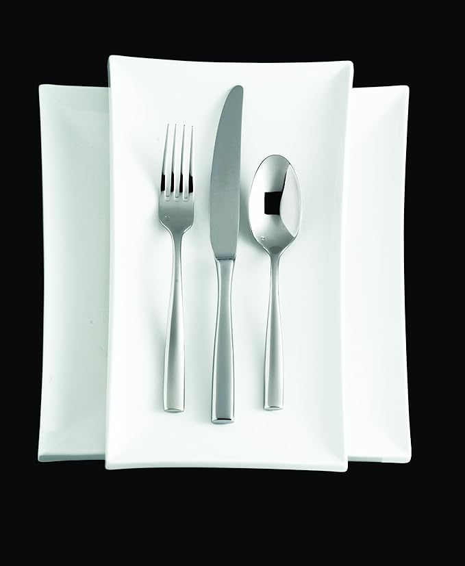 Fortessa Lucca 18/10 Stainless Steel Flatware Table Fork, Set of 12