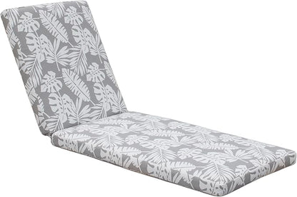 Tommy Bahama Chaise Cushion, 26" X 77" X 2.5", Tropical Chrome