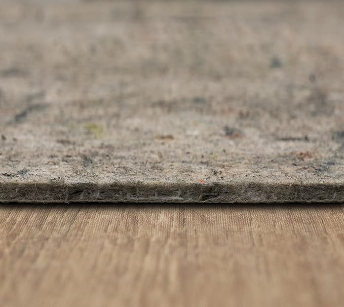 Mohawk Home 2' x 3' Non Slip Grip Rug Pad 1/4" Thick Dual Surface Felt Cushion + Rubber Gripper - Safe for All Floors