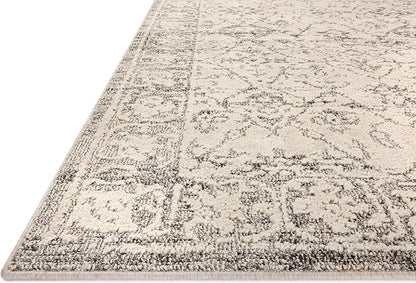 Loloi Magnolia Home by Joanna Gaines Gigi Collection GIG-02 Ivory/Stone 9'-2" x 13' Area Rug