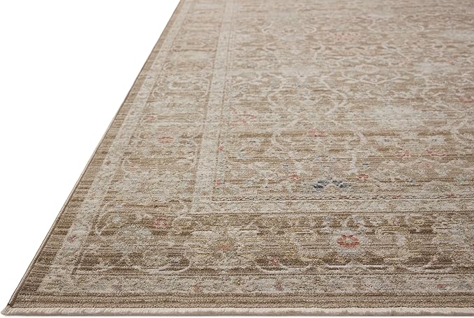 Loloi Chris Loves Julia Ida Collection IDA-03 Bark/Multi 2'-7" x 10'-0", .19" Pile Height, Runner Rug