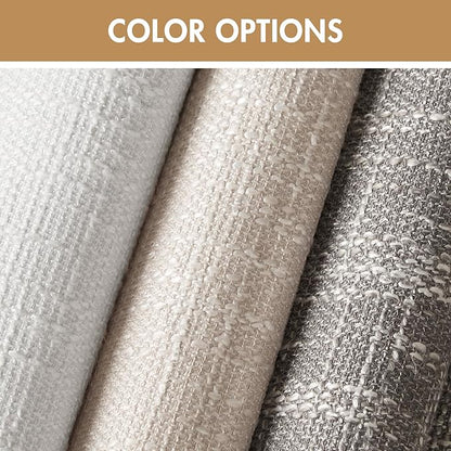 Madison Park Cordless Roman Shades, Total Blackout Window Blind Privacy Window Shades, Thermal Insulated Cordless Window Treatment for Bedroom, Living Room, Quincy, Single Panel 31" W X 64" H Grey