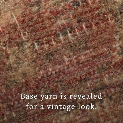 Loloi Amber Lewis Molly Collection MOL-09 Brick/Bark 6'-7" x 9'-2" Low Pile Area Rug