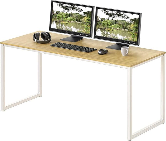 SHW Mission 48-Inch Home Office Computer Desk, Oak