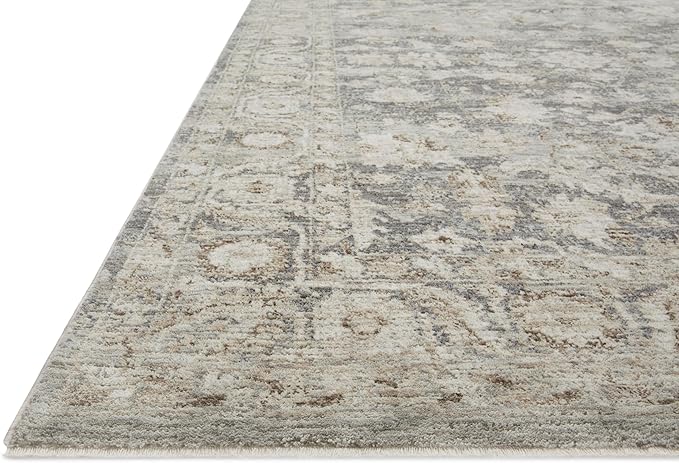 Loloi Amber Lewis Honora Collection HON-02 Slate/Beige 3'-9" x 5'-9" Accent Rug