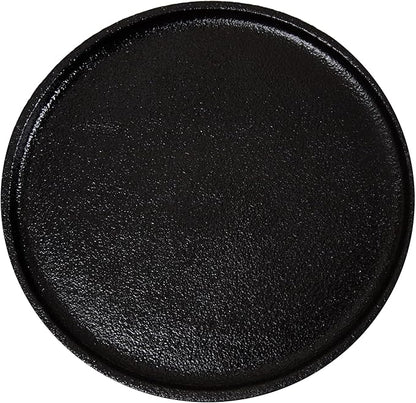Kate and Laurel Rava Modern Metal Round Drink Table; 10 x 10 x 21; Black; Cast Aluminum Accent Table for Use as Indoor Plant Stand or Living Room Decor Piece