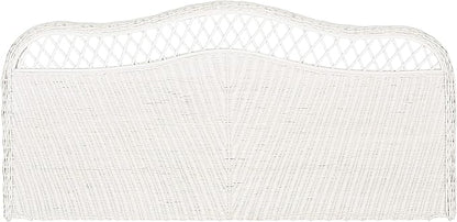 Safavieh Home Collection Sephina White Rattan Headboard (Full)