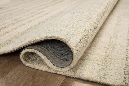 Loloi Chris Loves Julia Chris Collection CHR-02 Natural/Sage 9'-3'' x 13', .50" Pile Height, Area Rug