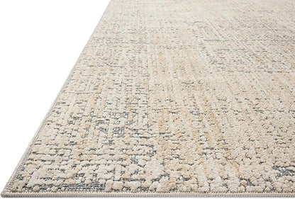 Loloi Amber Lewis Bexley Collection BEX-03 Natural/Slate 2'-7" x 10'-0" Runner Rug Neutral, Textured, Living, Bedroom, Dining, Carpet
