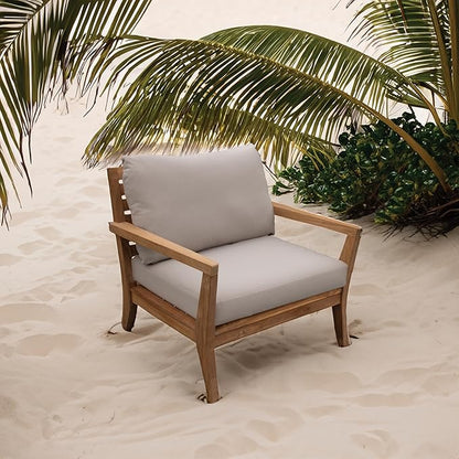 Tommy Bahama Deep Seating Lounge Cushion, 24" X 24" X 4", Bamboo Bay Sand