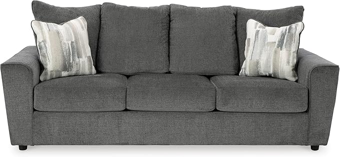 Signature Design by Ashley Stairatt Casual Sofa with Flared Arms, Gray