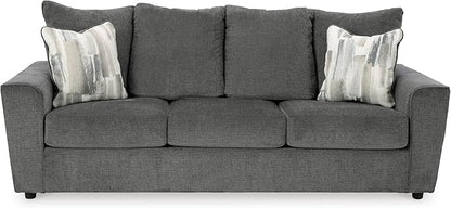 Signature Design by Ashley Stairatt Casual Sofa with Flared Arms, Gray