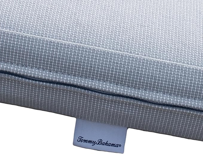 Tommy Bahama Bench Cushion, 50" X 19" X 2.5", Bamboo Bay Cloud