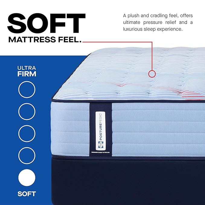 Sealy Posturepedic® Fayette 13" Soft Tight Top Innerspring Mattress - Twin Long