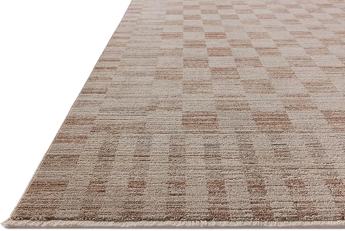 Loloi Amber Lewis Cali Collection CIL-06 Brick/Natural 9'-6" x 13', .25" Pile Height, Area Rug