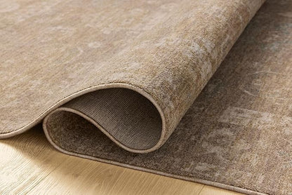 Loloi Chris Loves Julia Louisa Collection LOI-04 Taupe/Gold 2'-3" x 3'-10", .38" Pile Height, Accent Rug