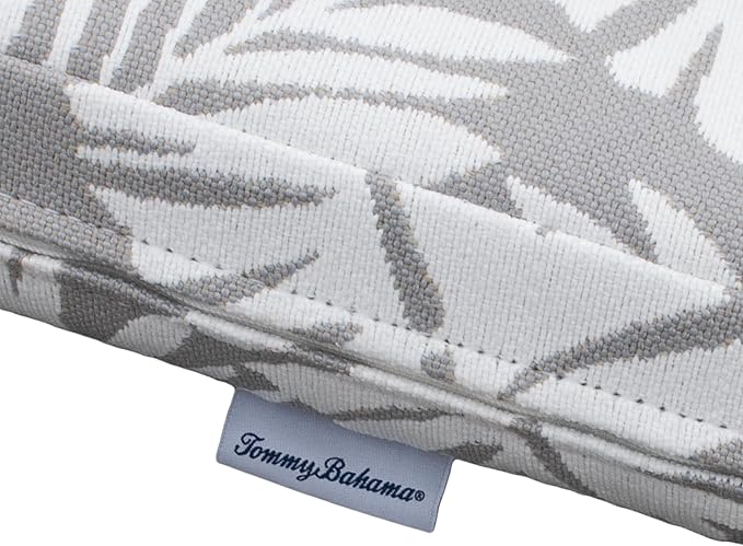 Tommy Bahama Bench Cushion, 48" X 19" X 2.5", Tropical Chrome