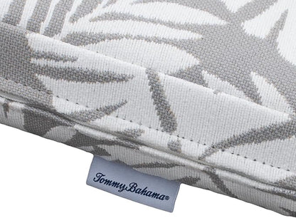 Tommy Bahama Bench Cushion, 50" X 19" X 2.5", Tropical Chrome