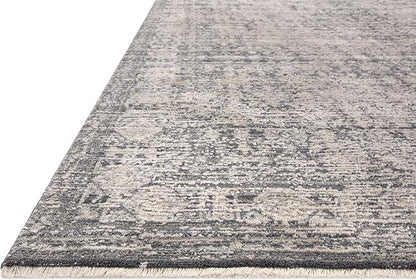 Loloi Amber Lewis Alie Collection ALE-03 Charcoal/Dove 11'-6'' x 15'-7'', .13'' Pile Height, Area Rug