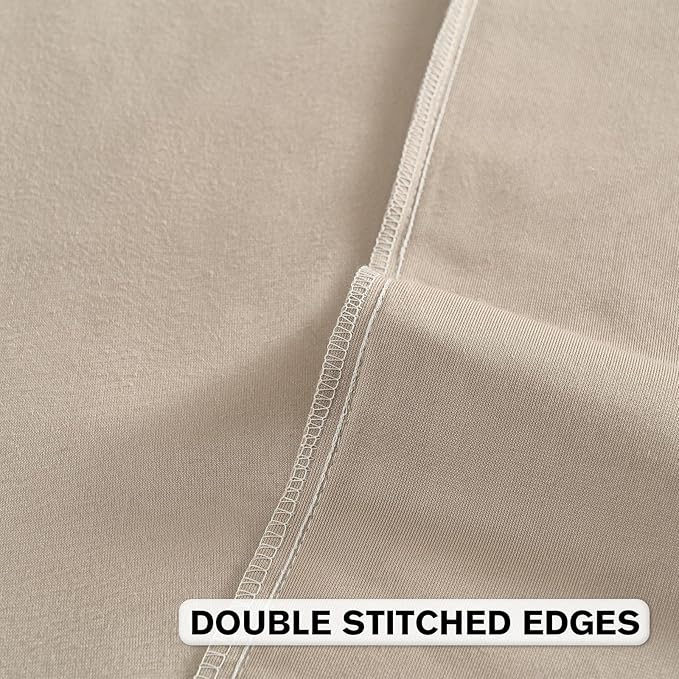 FUTEI Oatmeal Velvet Throw Pillow Covers 26x26 Inch Set of 2,Soft Embossed Leaf-Relief Textured Euro Pillow Shams,Natural Home Decor for Couch Living Room