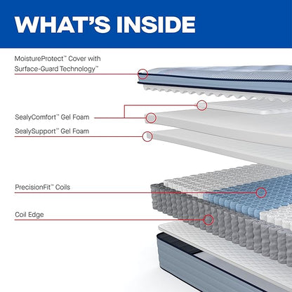 Sealy Posturepedic® Fayette 14" Medium Pillowtop Innerspring Mattress - Twin Long