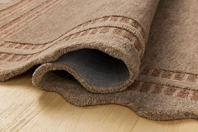 Loloi Chris Loves Julia Scottie Collection SCO-01 Mocha/Clay 2'-0" x 5'-0", .87" Pile Height, Accent Rug