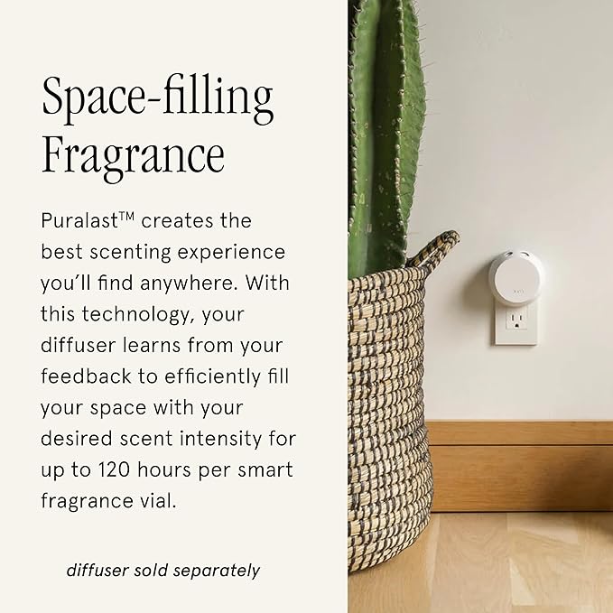 Pura & Brooklyn Candle Studio Home Scent Refill - Smart Air Diffuser - Up to 120-Hours of Luxury Fragrance per Refill - Home Essential - Clean & Safe Diffuser Fragrance - 2 Pack, Fern & Moss