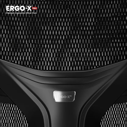 FLEXISPOT ErgoX-PRO Ergonomic Office Chair Black – AeroWeave 5.0 Mesh Seat, 5D Lumbar, 7D Armrests, 4D Headrest, 551LBS Capacity – Office, Gaming, Home