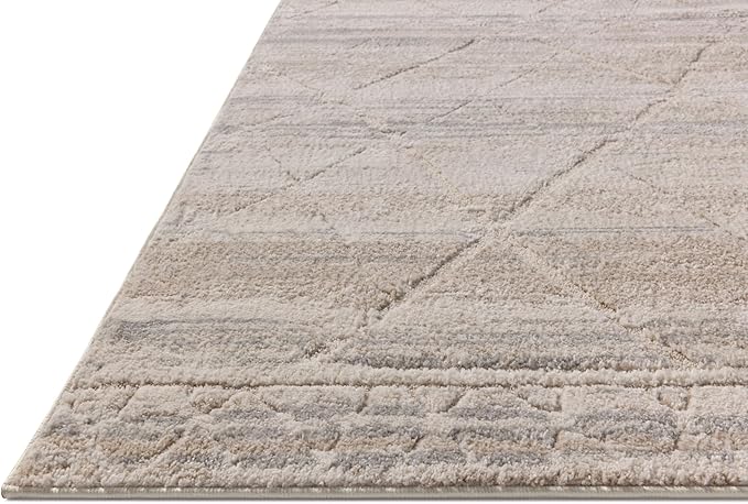Loloi Amber Lewis Monty Collection MOT-02 Ivory/Natural 9'-2" x 13', .50" Pile Height, Area Rug