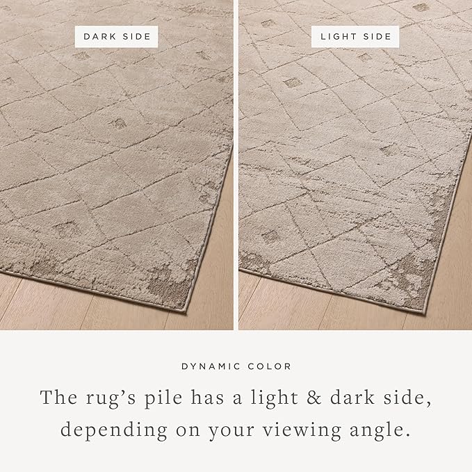 Loloi Amber Lewis Monty Collection MOT-05 Beige/Natural 11'-6" x 15', .50" Pile Height, Area Rug