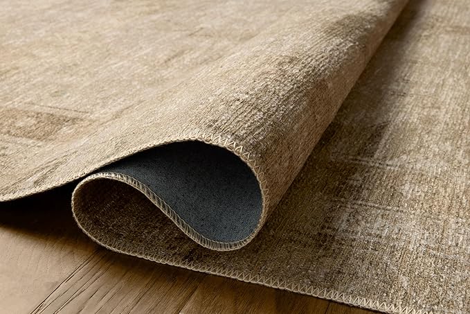 Loloi Amber Lewis Cambria Collection CBR-04 Natural/Jade 10'-0" x 14'-0" Area Rug Jute, Neutral, Vintage Style, Antique Tone, Living, Bedroom, Dining, Carpet