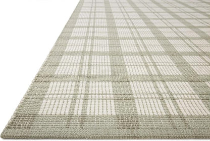 Loloi Magnolia Home by Joanna Gaines Ryder Collection RYD-01 Sage/Ivory 9'-3" x 13' Area Rug