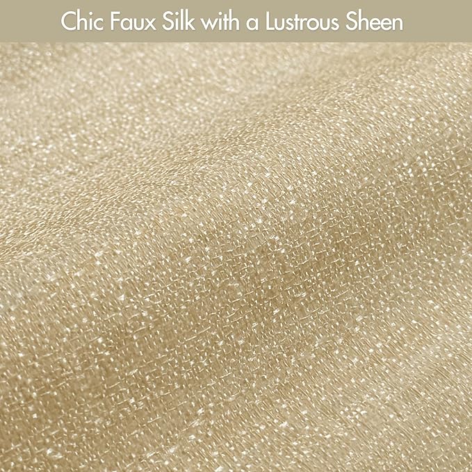 Madison Park Cordless Roman Shades Faux Silk Shade with Sheen 1-Panel Privacy, Room Darkening, Energy Efficient, Thermal Insulated Window Blind for Bedroom, Living Room Décor, 31"W x 64"H Como, Taupe