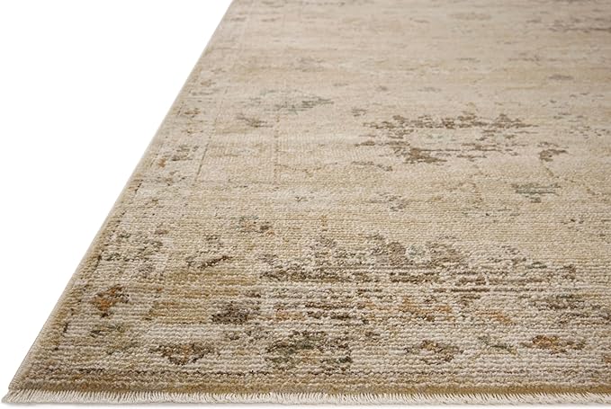 Loloi Magnolia Home by Joanna Gaines Pace Collection PAC-05 Apricot/Multi 5'-3" x 5'-3" Round Area Rug