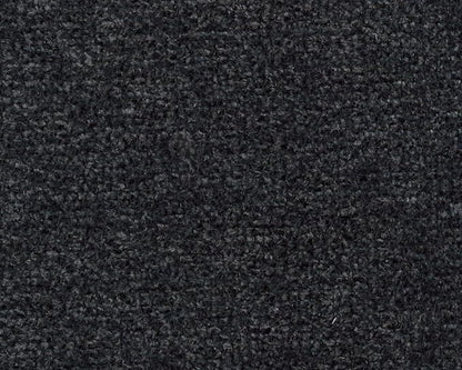 Signature Design by Ashley Abinger Chenille Contemporary Loveseat with 2 Accent Pillows, Dark Gray