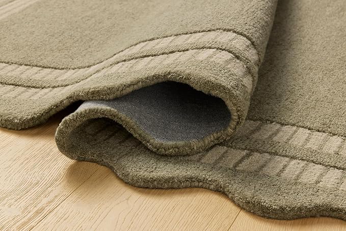 Loloi Chris Loves Julia Scottie Collection SCO-01 Olive/Pebble 9'-3" x 13', .87" Pile Height, Area Rug