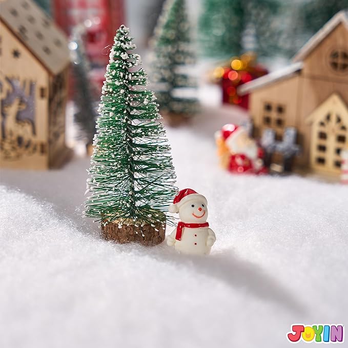 JOYIN Christmas Snow Blanket Roll (3x8 Ft,1 Pcs) for Christmas Decoration,Thick White Soft and Artificial Snow Blankets for Under The Xmas Tree Xmas Decor, Holiday and Winter Village Displays